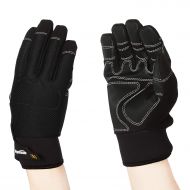 AmazonBasics Premium Waterproof Winter Plus Performance Gloves, Black, L