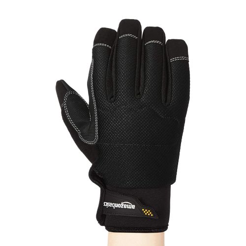  AmazonBasics Premium Waterproof Winter Plus Performance Gloves, Black, L