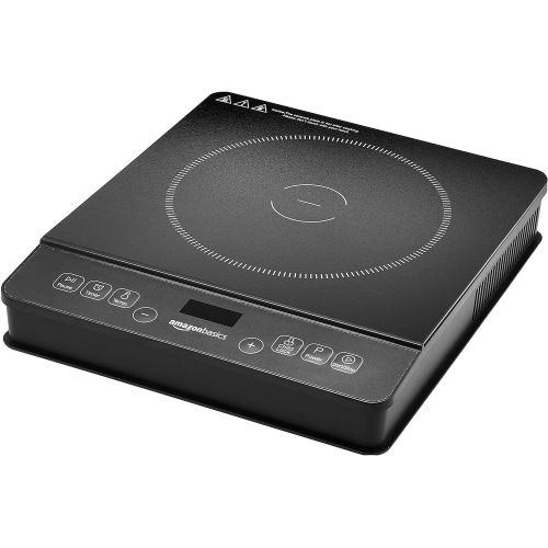  [아마존베스트]AmazonBasics 1800W Portable Induction Cooktop Burner