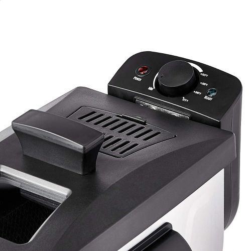  [아마존베스트]AmazonBasics 3 Liter Electric Deep Fryer, Stainless Steel