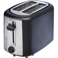 [아마존베스트]AmazonBasics 2 Slice, Extra-Wide Slot Toaster with 6 Shade Settings, Black