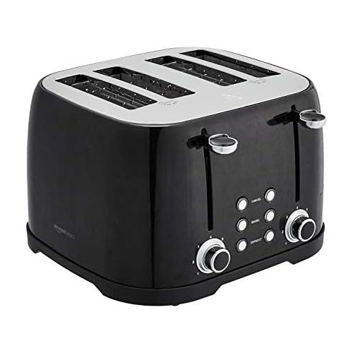  [아마존베스트]AmazonBasics 4-Slot Toaster, Black