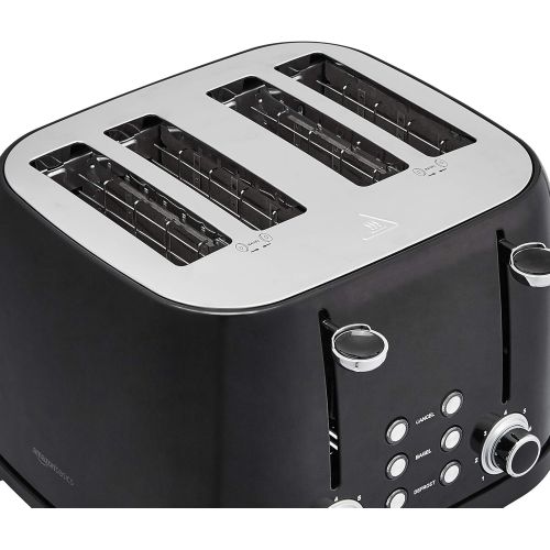  [아마존베스트]AmazonBasics 4-Slot Toaster, Black