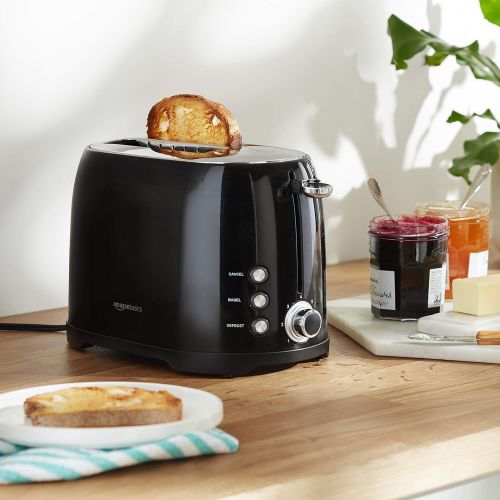  [아마존베스트]AmazonBasics 2-Slot Toaster, Black