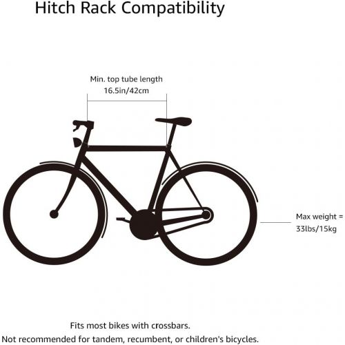  [아마존베스트]AmazonBasics Bike Racks for 2 in. Hitch (2, 3 or 4 Bike Capacity)