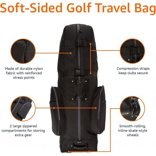  Amazon Basics Soft-Sided Golf Travel Bag