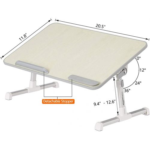  [아마존베스트]AmazonBasics Adjustable and Portable Laptop Table - Medium