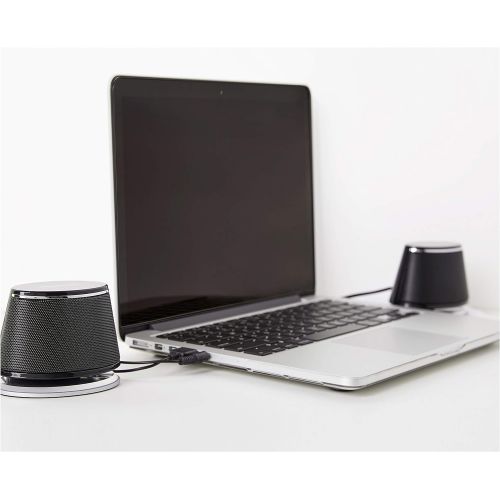  [아마존베스트]AmazonBasics USB-Powered PC Computer Speakers with Dynamic Sound | Black