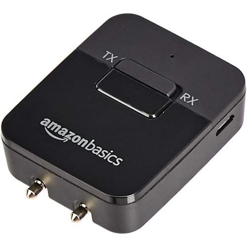  [아마존베스트]AmazonBasics - 2-in-1 Bluetooth Transmitter/Receiver Adapter