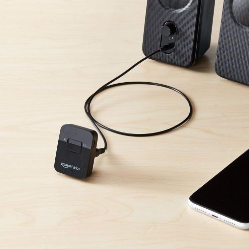  [아마존베스트]AmazonBasics - 2-in-1 Bluetooth Transmitter/Receiver Adapter