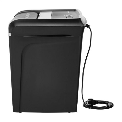  [아마존베스트]Amazon Basics 12-Sheet Cross-Cut Paper, Junk Mail, CD, and Credit Card Shredder with Pullout Basket