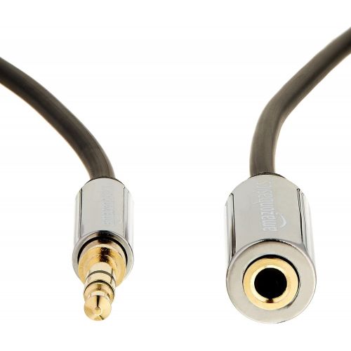  Amazon Basics 3.5mm Male to Female Stereo Audio Extension Adapter Cable - 6 Feet