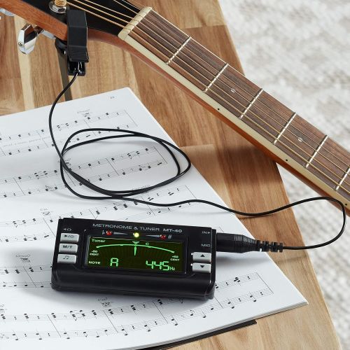  [아마존베스트]AmazonBasics 3 in 1 Metronome Tuner - Designed for Guitar, Bass, Violin and Ukulele