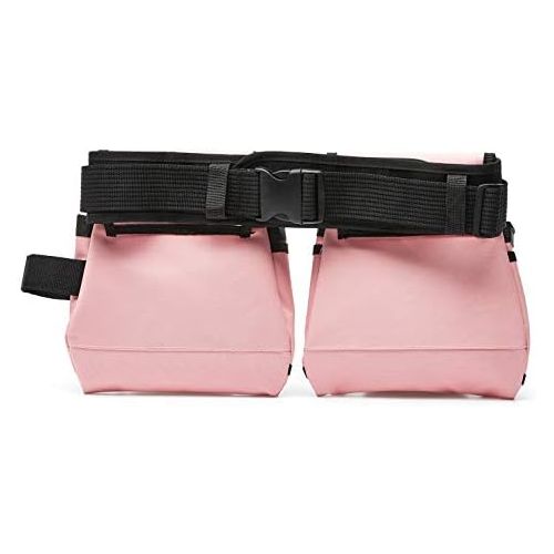  Amazon Basics Tool Belt, Adjustable Waist Strap 22 to 44 inches, Pink