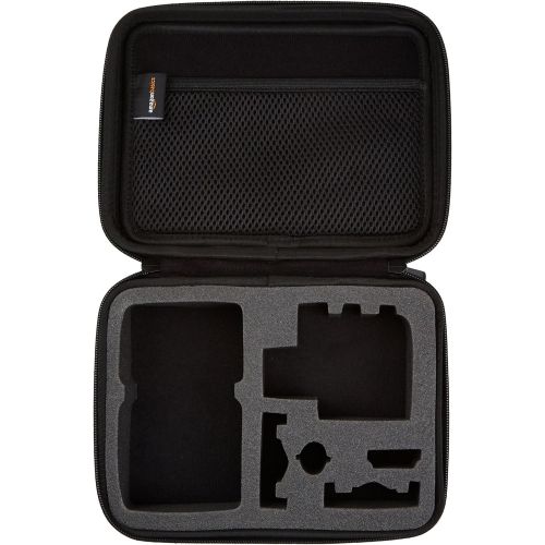  [아마존베스트]AmazonBasics Small Carrying Case for GoPro And Accessories - 9 x 7 x 2.5 Inches, Black