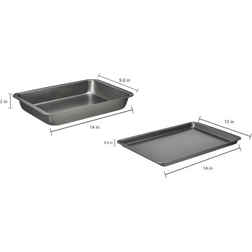  [아마존베스트]Amazon Basics 6-Piece Nonstick Oven Bakeware Baking Set