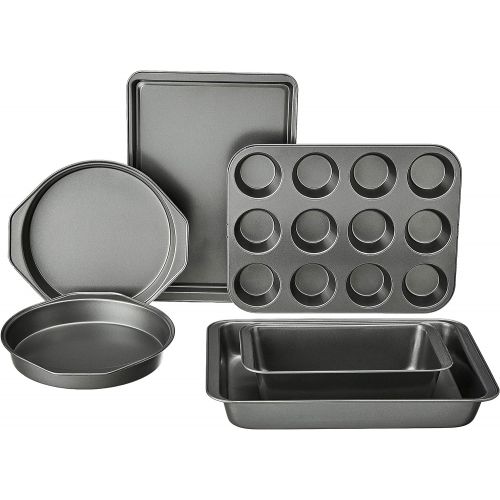  [아마존베스트]Amazon Basics 6-Piece Nonstick Oven Bakeware Baking Set