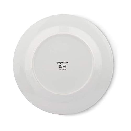  [아마존베스트]Amazon Basics 18-Piece Kitchen Dinnerware Set, Plates, Dishes, Bowls, Service for 6, Branches