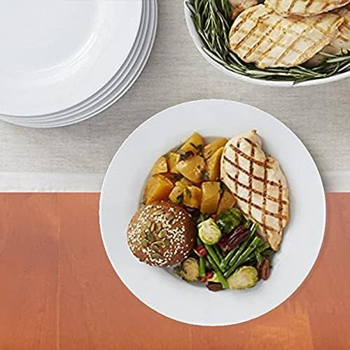  [아마존베스트]Amazon Basics 6-Piece White Dinner Plate Set