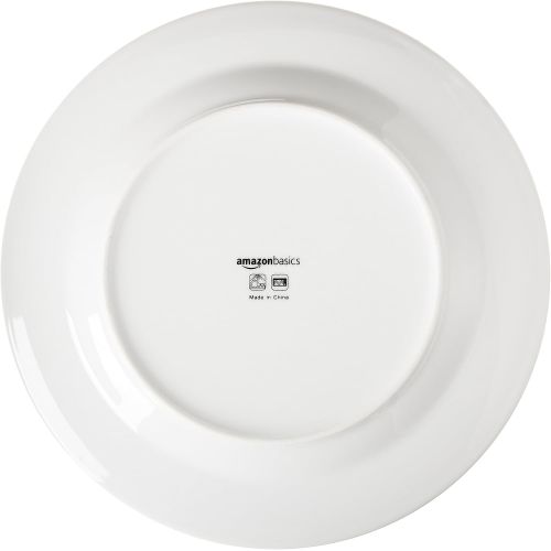  [아마존베스트]Amazon Basics 6-Piece White Dinner Plate Set