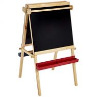 [아마존베스트]Amazon Basics Kids Standing Art Easel, Chalkboard, 2 Paper Rollers