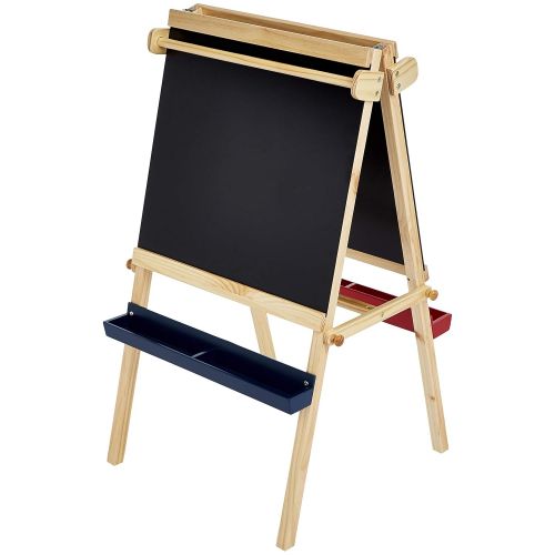  [아마존베스트]Amazon Basics Kids Standing Art Easel, Chalkboard, 2 Paper Rollers