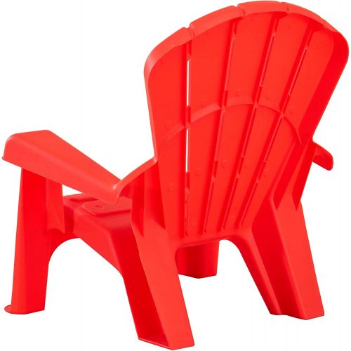  [아마존베스트]Amazon Basics Indoor and Outdoor Plastic Toddler Chairs - 4 Pack, Multicolor