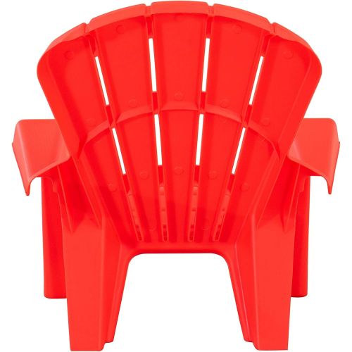  [아마존베스트]Amazon Basics Indoor and Outdoor Plastic Toddler Chairs - 4 Pack, Multicolor