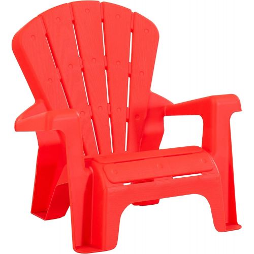  [아마존베스트]Amazon Basics Indoor and Outdoor Plastic Toddler Chairs - 4 Pack, Multicolor