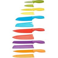 [아마존베스트]AmazonBasics 12-piece Colourful Knife Set
