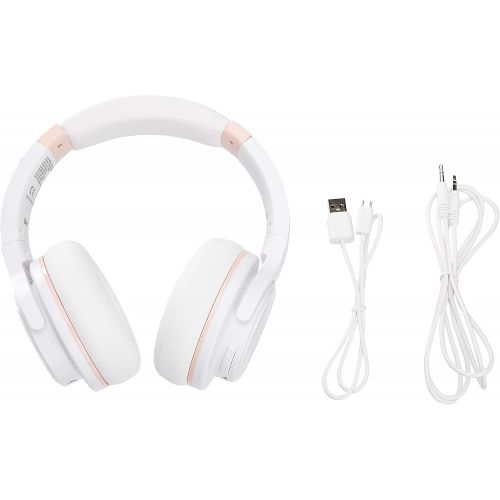  [아마존베스트]AmazonBasics Wireless Over-Ear Headset with Bluetooth, Micro USB and 3.5 mm Audio Cable, Black