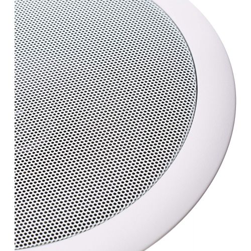  Amazon Basics Round Built in Speaker for Ceiling / Wall (Pair), 16.5 cm