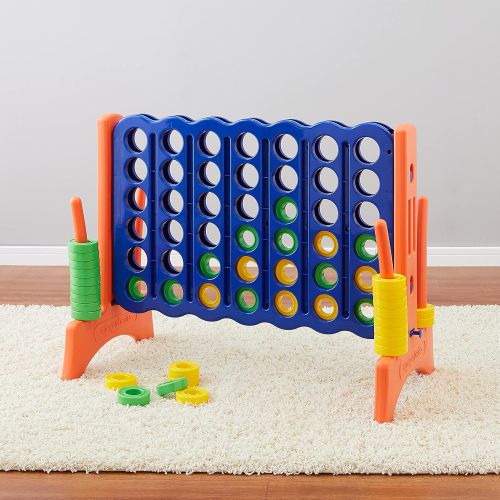  Amazon Basics Junior BPA-free 4-to-Score Giant Game Set with Carry Bag