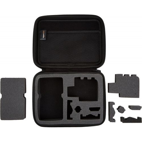  Amazon Basics Small Carrying Case for GoPro And Accessories - 9 x 7 x 2.5 Inches, Black