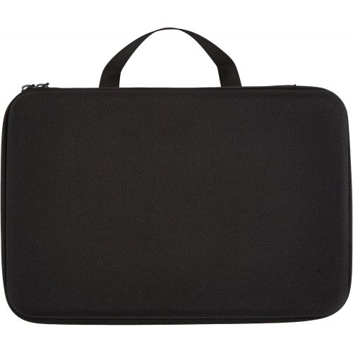  Amazon Basics Large Carrying Case for GoPro And Accessories - 13 x 9 x 2.5 Inches, Black