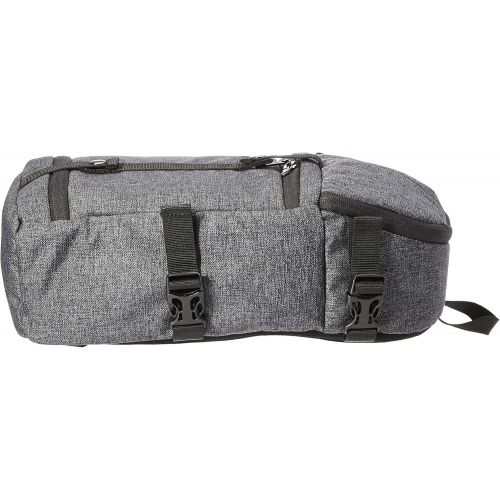  Amazon Basics Camera Sling with Adjustable Cross-Body Strap (High Density Water-Resistant 840D Polyester) - Ash Gray