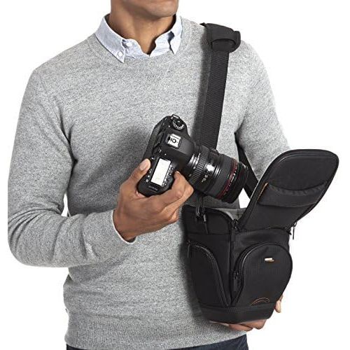  Amazon Basics Holster Camera Case for DSLR Cameras - 6.9 x 6.3 x 9 Inches, Black