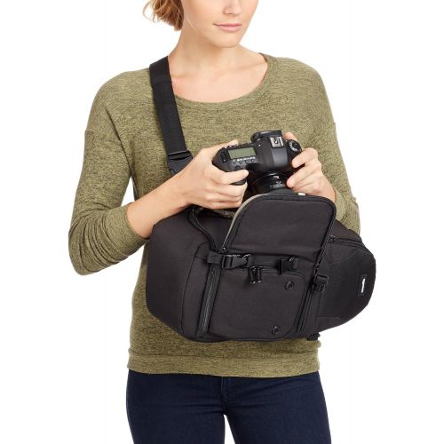  Amazon Basics Camera Sling Bag 8 x 6 x 15 Inches, Black