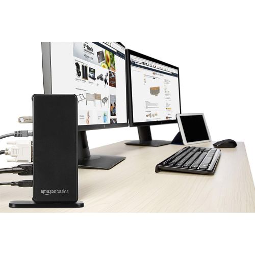  AmazonBasics USB 3.0 Universal Laptop Docking Station