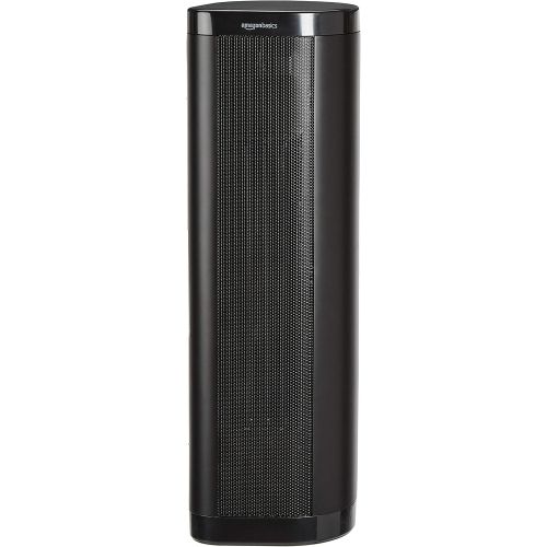  Amazon Basics 22 1500W Portable Ceramic Tower Space Heater with Remote, 2 Heat Settings