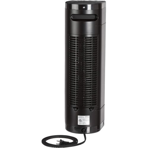  Amazon Basics 22 1500W Portable Ceramic Tower Space Heater with Remote, 2 Heat Settings