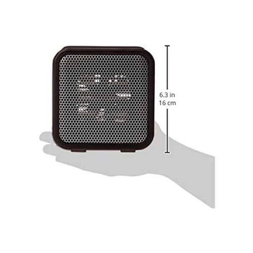  Amazon Basics 500-Watt Ceramic Small Space Personal Mini Heater - Black