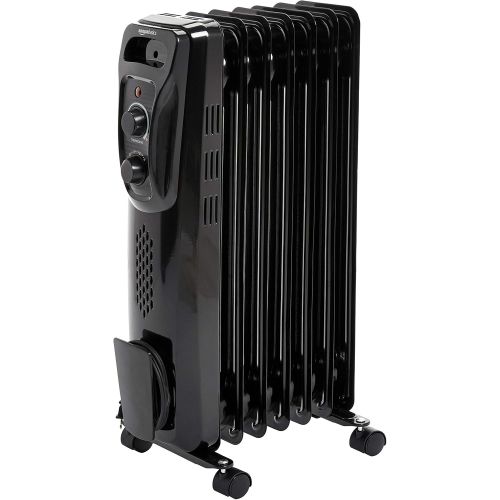  Amazon Basics Indoor Portable Radiator Heater - Black