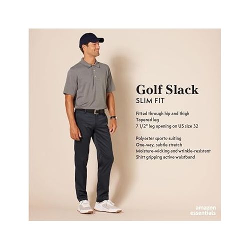  Amazon Essentials Men's Slim-Fit Stretch Golf Pant