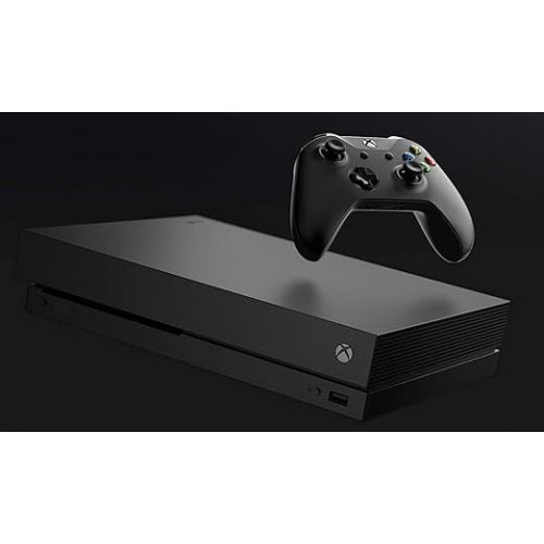  Microsoft Xbox One X 1TB Console with Wireless Controller: Enhanced, HDR, Native 4K, Ultra HD (2017 Model) (Renewed)