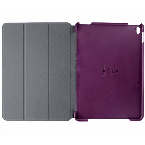  Amazon Renewed Belkin Tri-Fold Folio Case Cover for Apple iPad Pro 9.7 - Purple / Gray (Renewed)