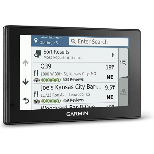 가민 Amazon Renewed Garmin DriveSmart 51 NA LMT-S with Lifetime Maps/Traffic, Live Parking, Bluetooth,WiFi, Smart Notifications, Voice Activation, Driver Alerts, TripAdvisor, Foursquare (Renewed)