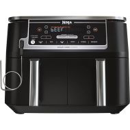 Ninja DZ550 Foodi 10 Quart 6-in-1 DualZone Smart XL Air Fryer with 2 Independent Baskets, Smart Cook Thermometer for Perfect Doneness, Match Cook & Smart Finish to Roast, Dehydrate & More, Grey (Renewed)