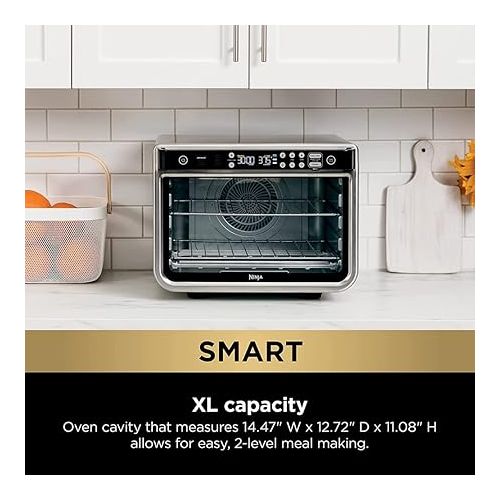  Ninja DT2550 Foodi 10-in-1 Smart XL Air Fry Oven (Renewed) Bundle with 3 YR CPS Enhanced Protection Pack