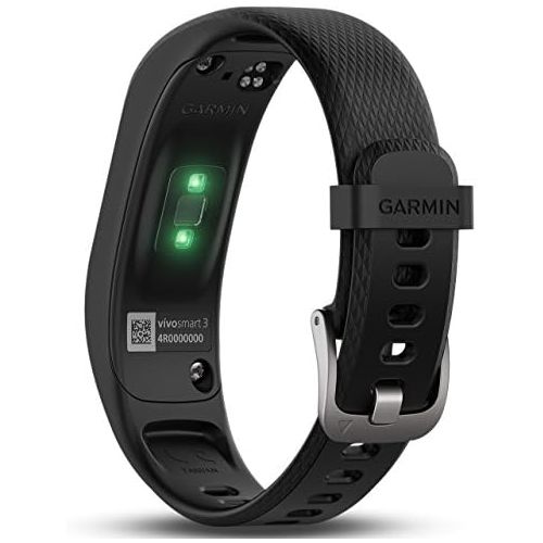 가민 Garmin vivosmart 3 Fitness-Tracker - verstecktes gestik- & tapaktiviertes OLED-Touchdisplay, Herzfrequenzmessung am Handgelenk (Zertifiziert und Generalueberholt)